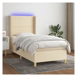 vidaXL, Boxspringbett, Faranina (Flach mit Nägeln) (100 x 200 cm)