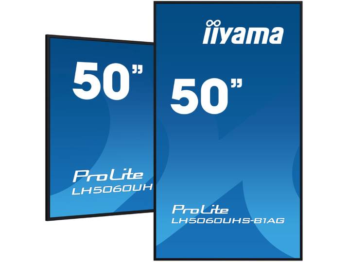 iiyama LH5060UHS-B1AG, Carte A numérique, 125,7 cm (49.5'), LED, 3840 x 2160 pixels, Wifi, 24/7