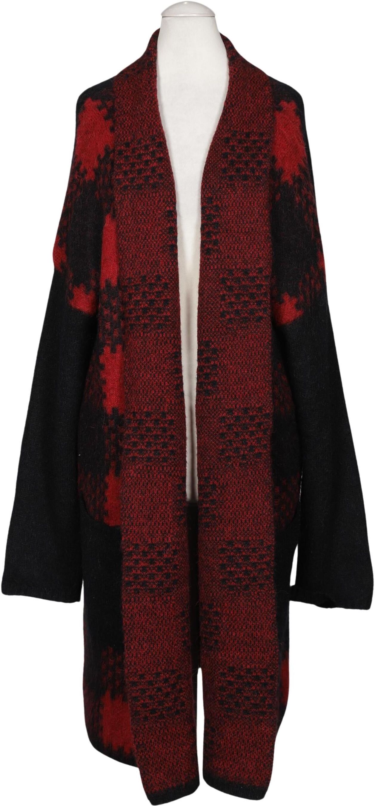 Be Edgy Damen Strickjacke, Mehrfarbig, Gr. XS, Synthetik / Alpaka - Second Hand