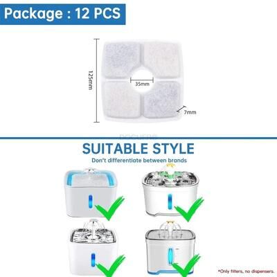 Uplift Picks Cat Water Fountain Replacement Filters For Fresh Pet Drinking Water a