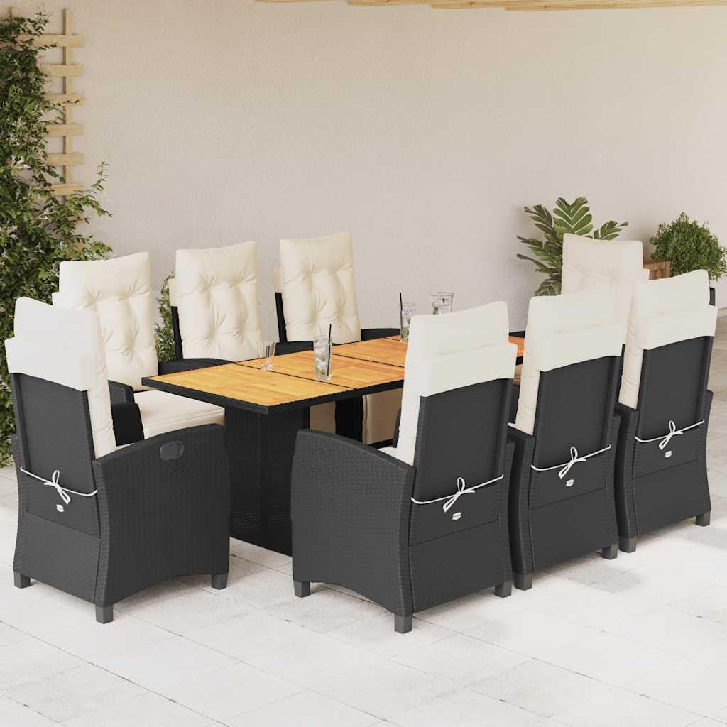 DKD HOME DECOR Tuinset voor volwassenen, zwart