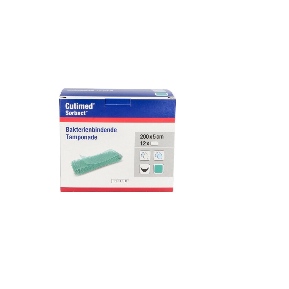 BSN medical GmbH Cutimed Sorbact Tamponaden 5x200 cm 07351808