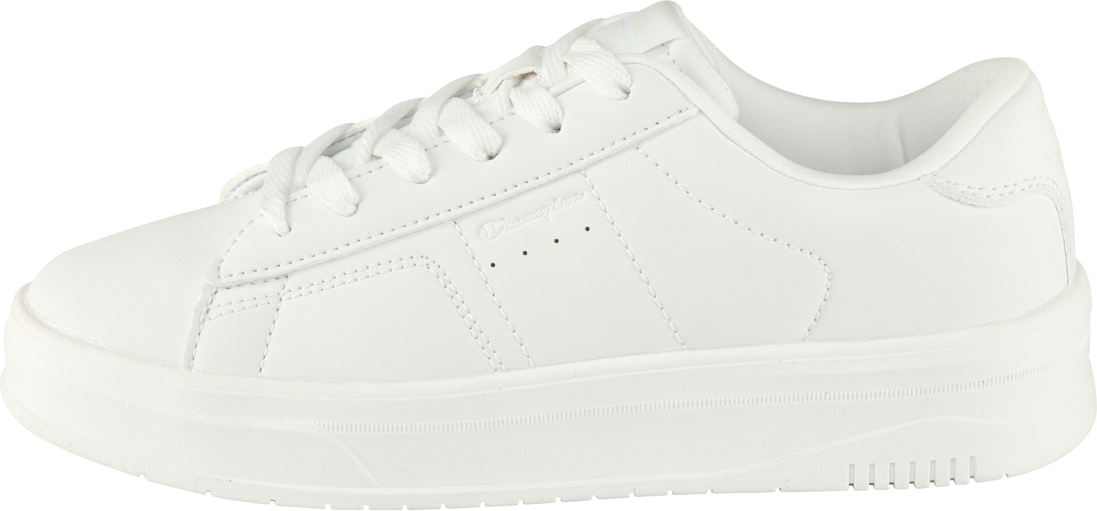 Sneaker CHAMPION "TL23 EVOLVE", Damen, Gr. 40, Synthetik, weiss (triple wht), Schuhe Sneaker, mit Gummilaufsohle, leicht profiliertes Laufsohlenprofil triple wht 40, Synthetik