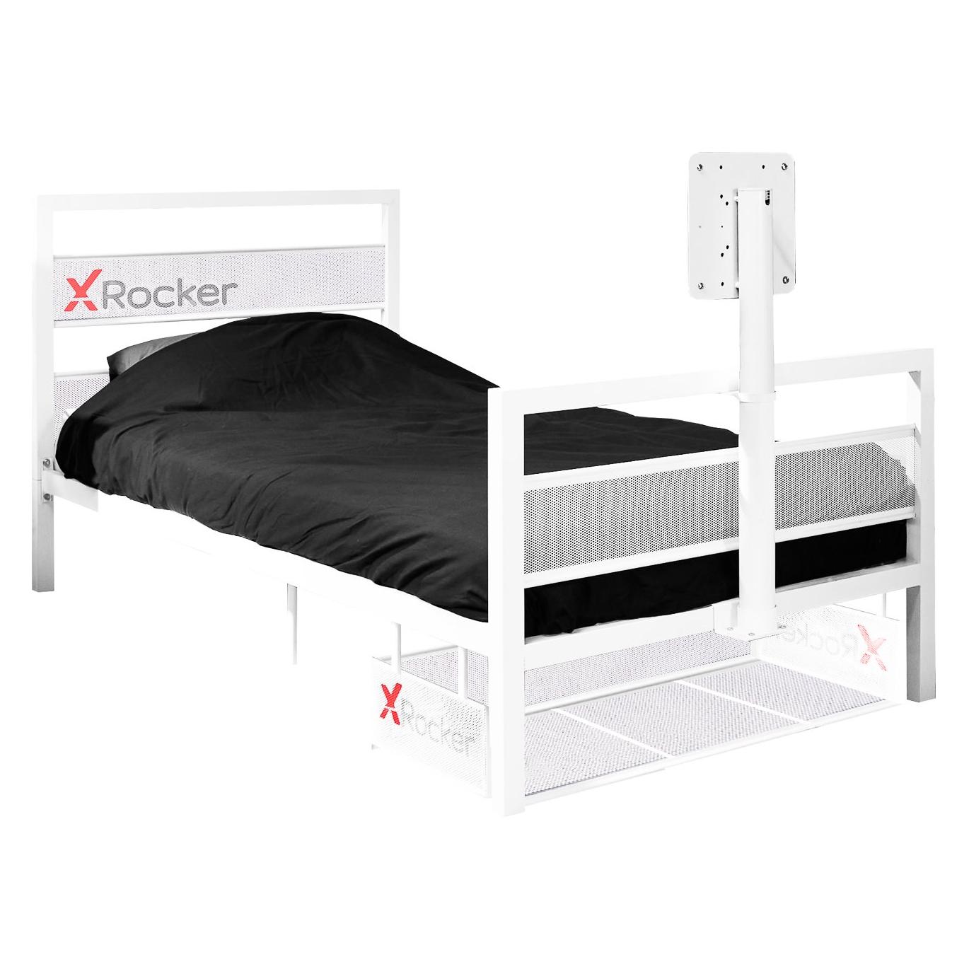 X Rocker Lit de jeu Basecamp TV Blanc (90 x 190 cm) (2020123)