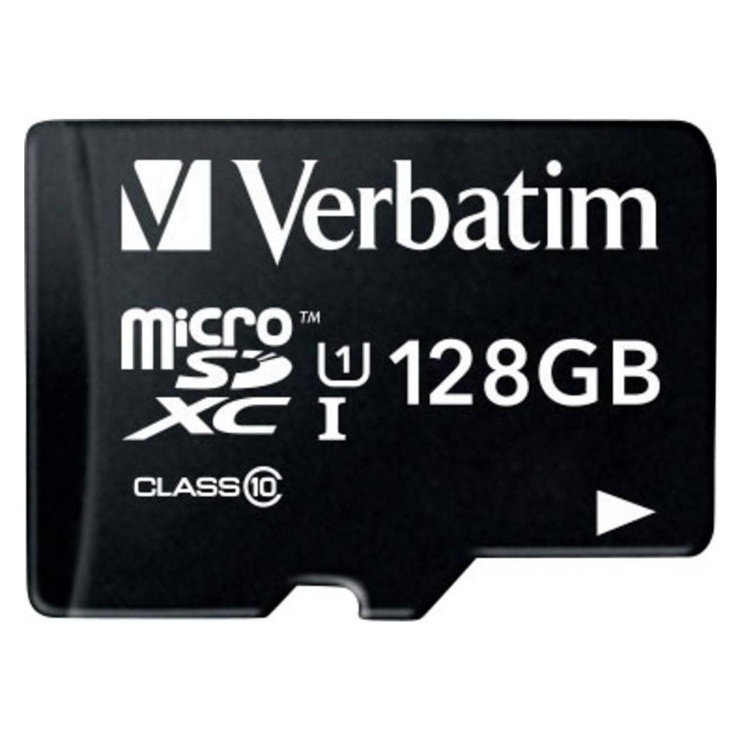 Verbatim Micro SDXC Card Class 10 (128 GB, microSDXC, U1, UHS-I) (44085)