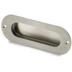 MB-Muschelgriff, Dodona, 9070693,B 40mm,H 15mm, oval, edelstahl