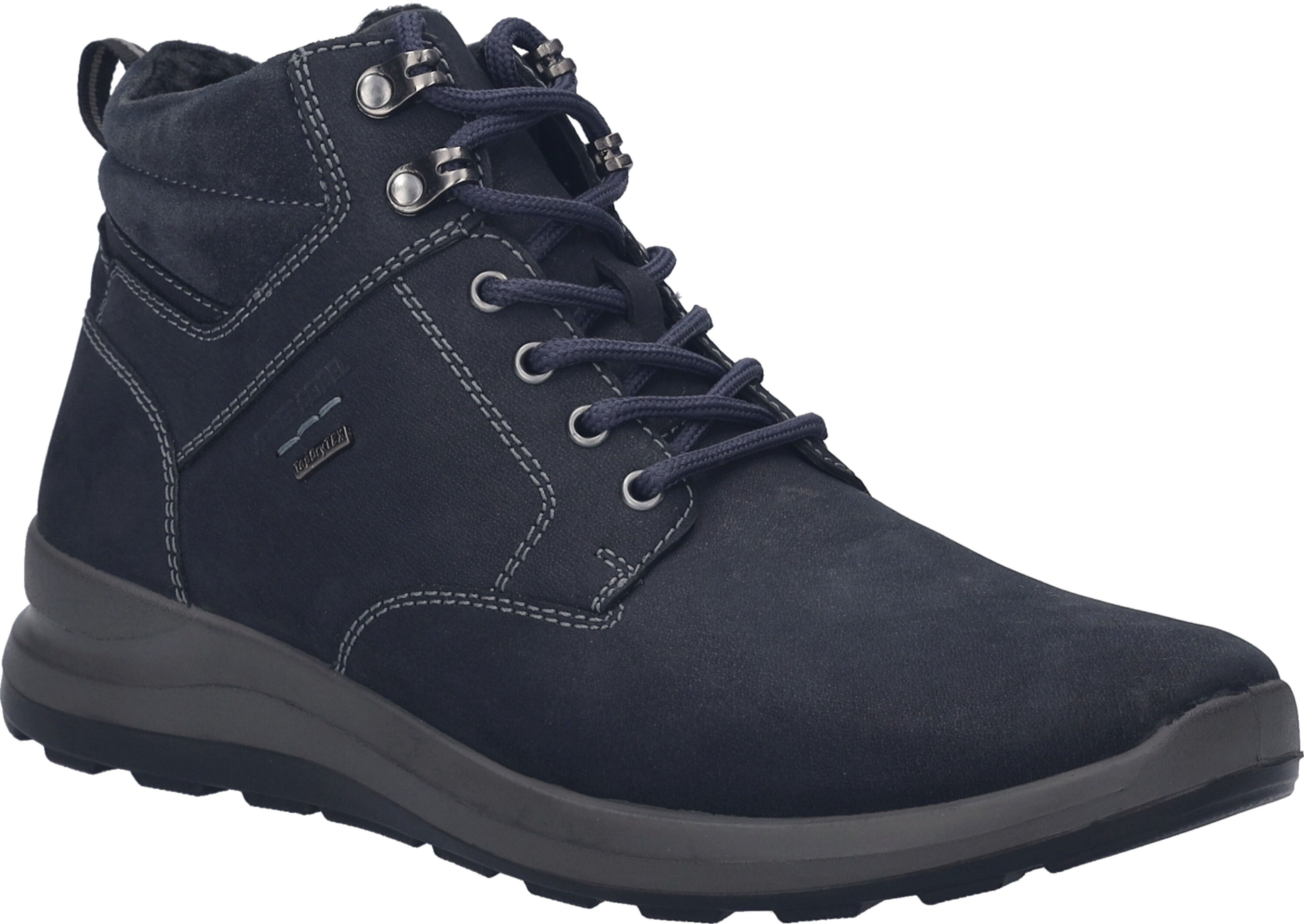 Stiefelette JOSEF SEIBEL "Marley 53, dunkelblau", Herren, Gr. 41, dunkelblau, Schuhe Stiefelette