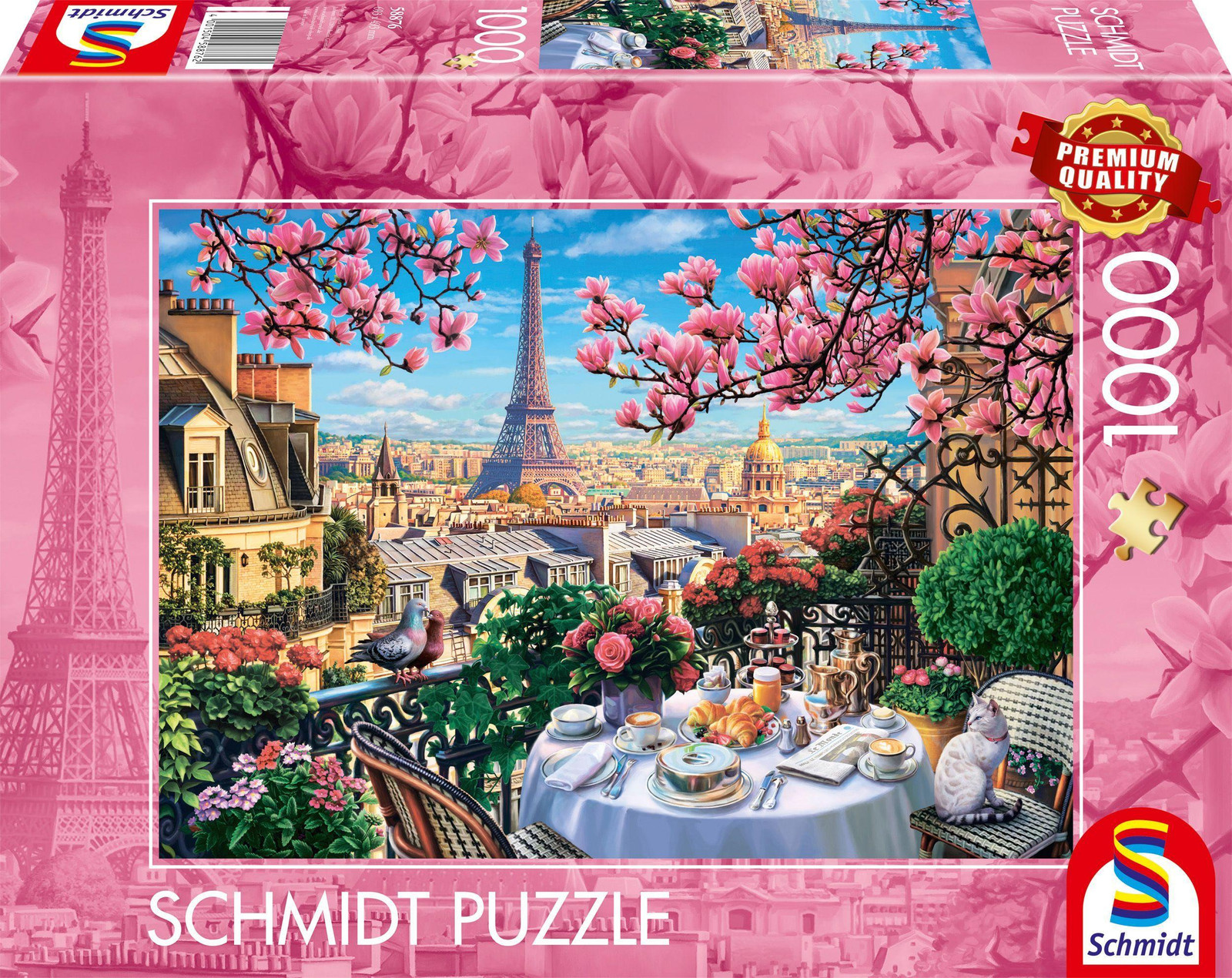 Schmidt Spiele Puzzel Ontbijt in Parijs 1000 stukjes