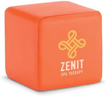 Carré antistress personnalisable Squarax orange