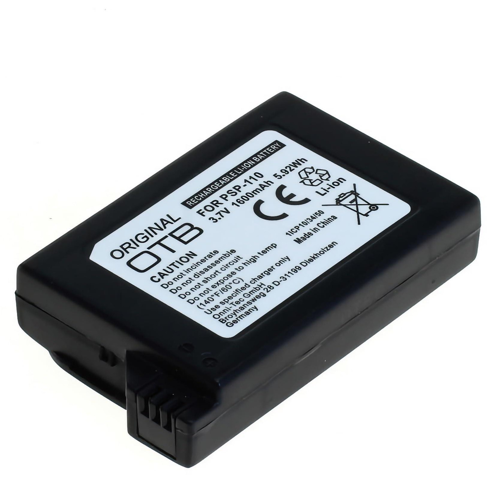 Originele accu voor Sony PlayStation Portable (PSP-1000, PSP-1001, PSP-1004, PSP-1006)