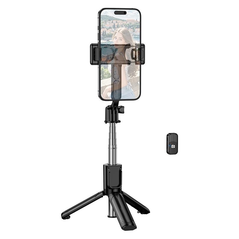 Borofone Selfie-Stick BY14 Graceful Bluetooth mit Stativ und Fernbedienung schwarz. (63853540)