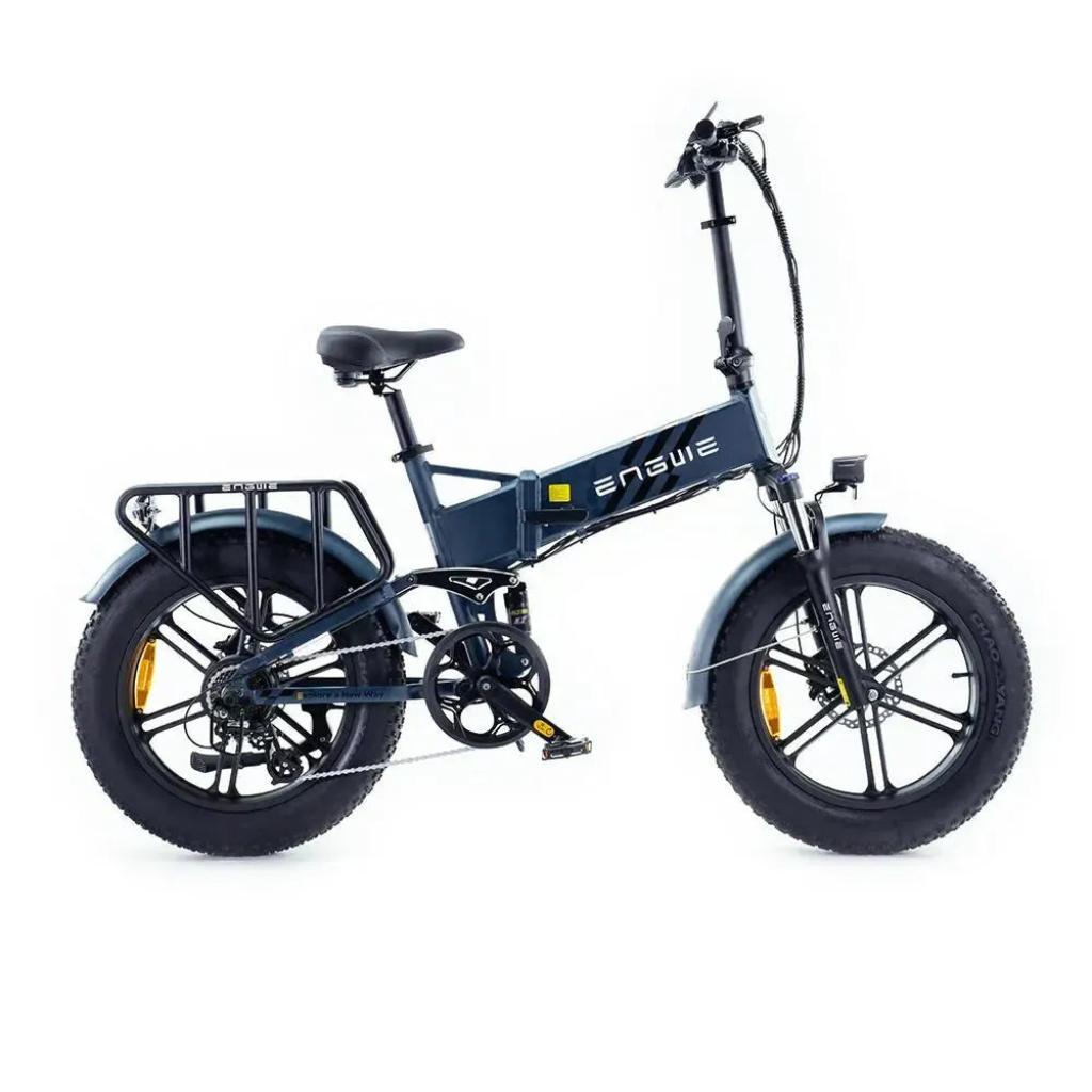 ENGWE Engine Pro 2.0 Elektrisches Faltrad - Fatbike - 20 Zoll - 250W Motor - 8 Gänge - 110 km Reichweite - Hydraulische Scheibenbremsen - Blau