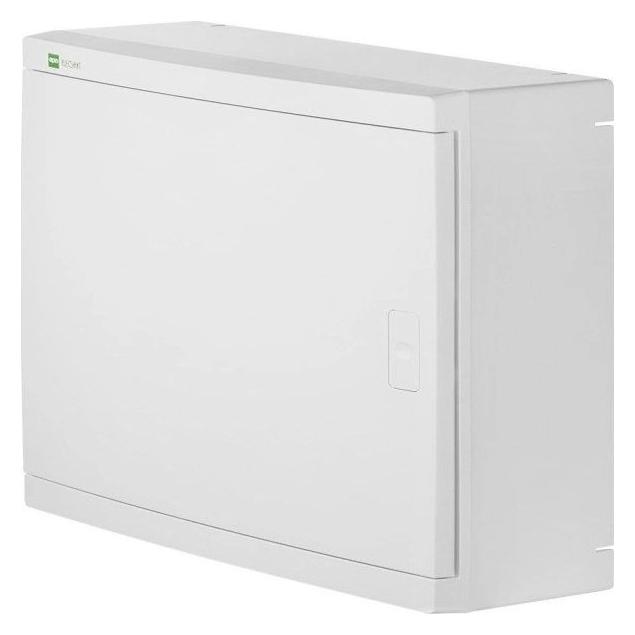 Elektro-Plast Modularer Aufputzverteiler ELEGANT 2x12 weisse Türen 2425-00 (Gehäuse) (2425-00)