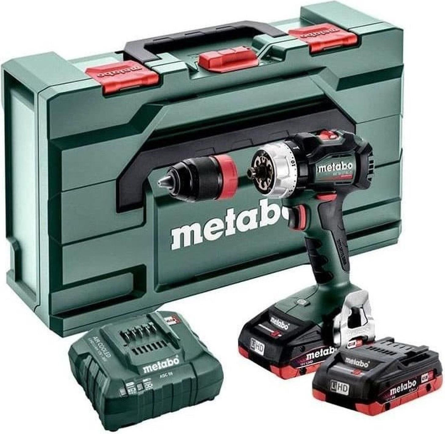 Metabo BS 18 LT BL Q Accuboormachine 18 V met MetaBOX 145