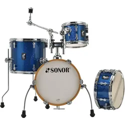 Sonor AQX 14" Blue Ocean Sparkle Micro Shell Set - Schlagzeug