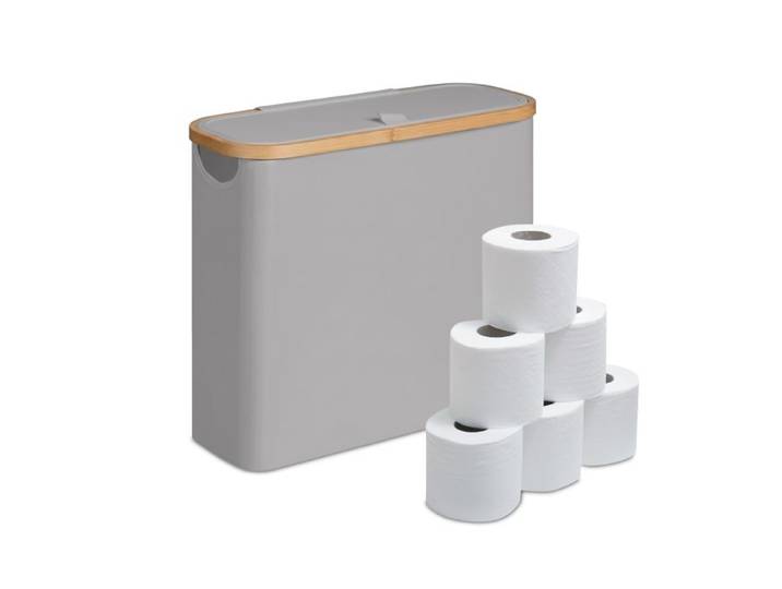 Relaxdays Toilettenpapier Aufbewahrung 12 Rollen