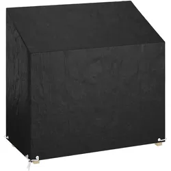 vidaXL Abdeckung für Gartenbank 8 Ösen 130x70x70/88 cm Polyethylen