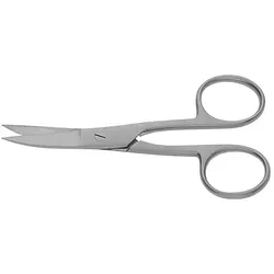 Nagelschere, gebogen, 9,5 cm