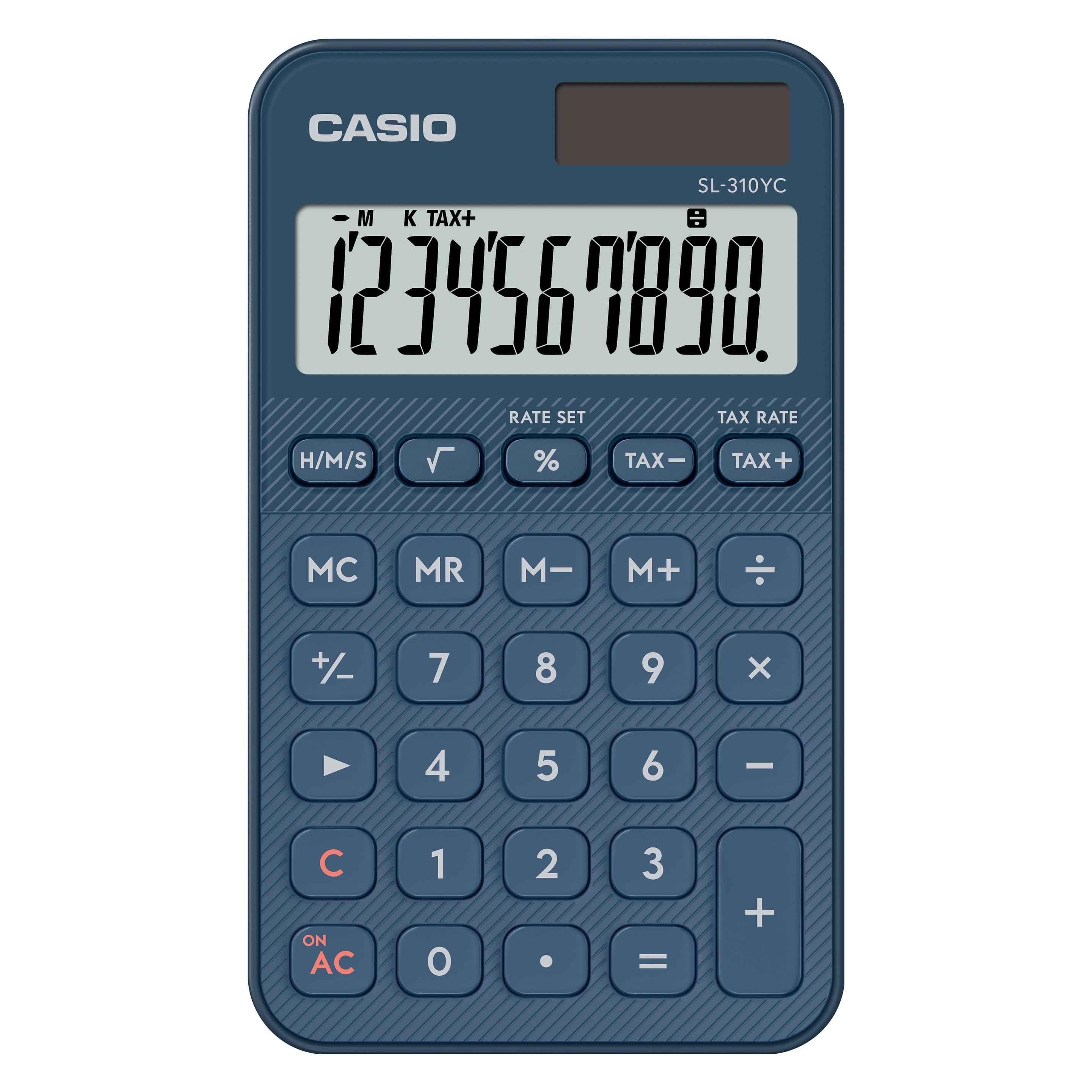 Casio SL-310YC-NY nachtblau (Batteriebetrieb, Solarenergie) (SL-310YC-NY)