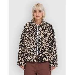 Volcom Wylding Out Sherpa Jacke animal print Gr. L