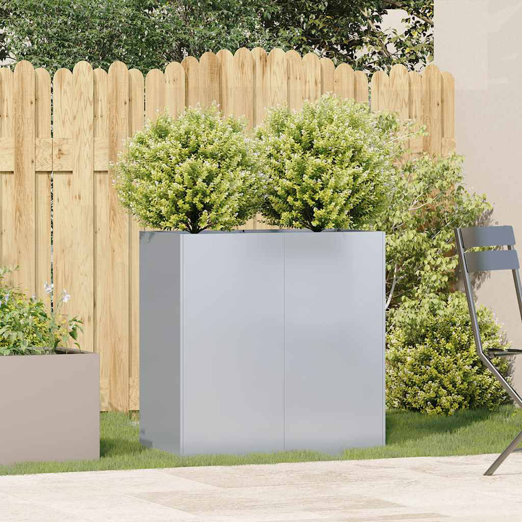 Rio Outdoor Planter Box Gray 31.50" H x 31.50" W x 15.75" D