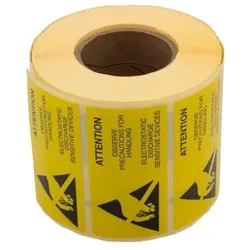 RS PRO, Sicherheitskennzeichnung, ESD Warnetikett 75X38MM