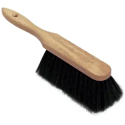 Stubenhandfeger Naturhaar Holzkörper klarlackiert 30 cm