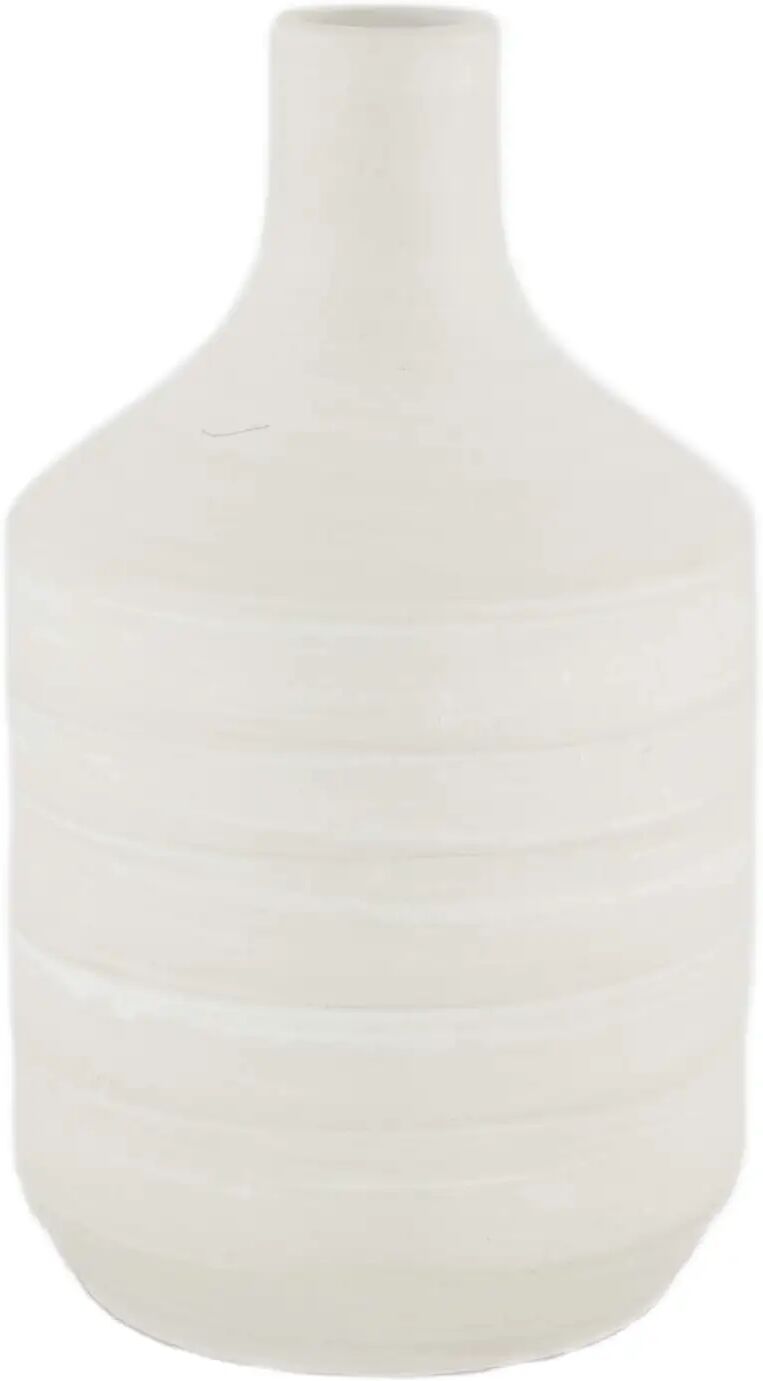 Decofinder Terracotta Weiss H: 24 cm  Weiss