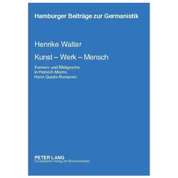Walter:Kunst - Werk - Mensch, Sprachbücher von Henrike Walter