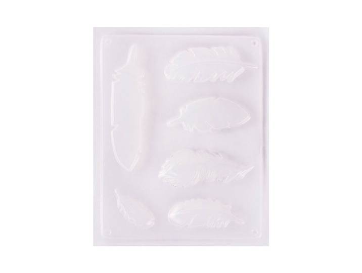 Rayher Giessform Federn 6 Motive 6.5 × 4.3 cm