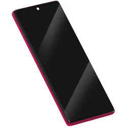 Motorola Original Komplettdisplay mit Glas Edge 50 Fusion (Display, Motorola Edge 50 Fusion), Mobilgerät Ersatzteile, Rosa