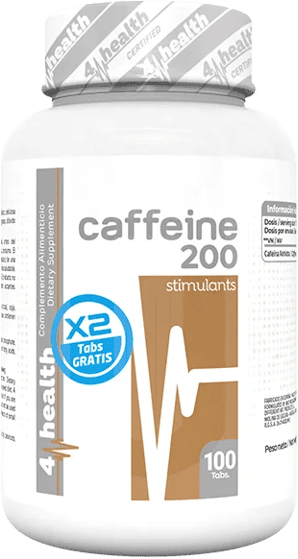 4Pro Nutrition Cafeína 200mg 200 Comprimidos