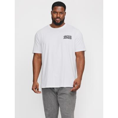 Jack & Jones PlusSize "JJECORP LOGO TEE SS O-NECK NOOS PLS" Baumwolle, regular fit