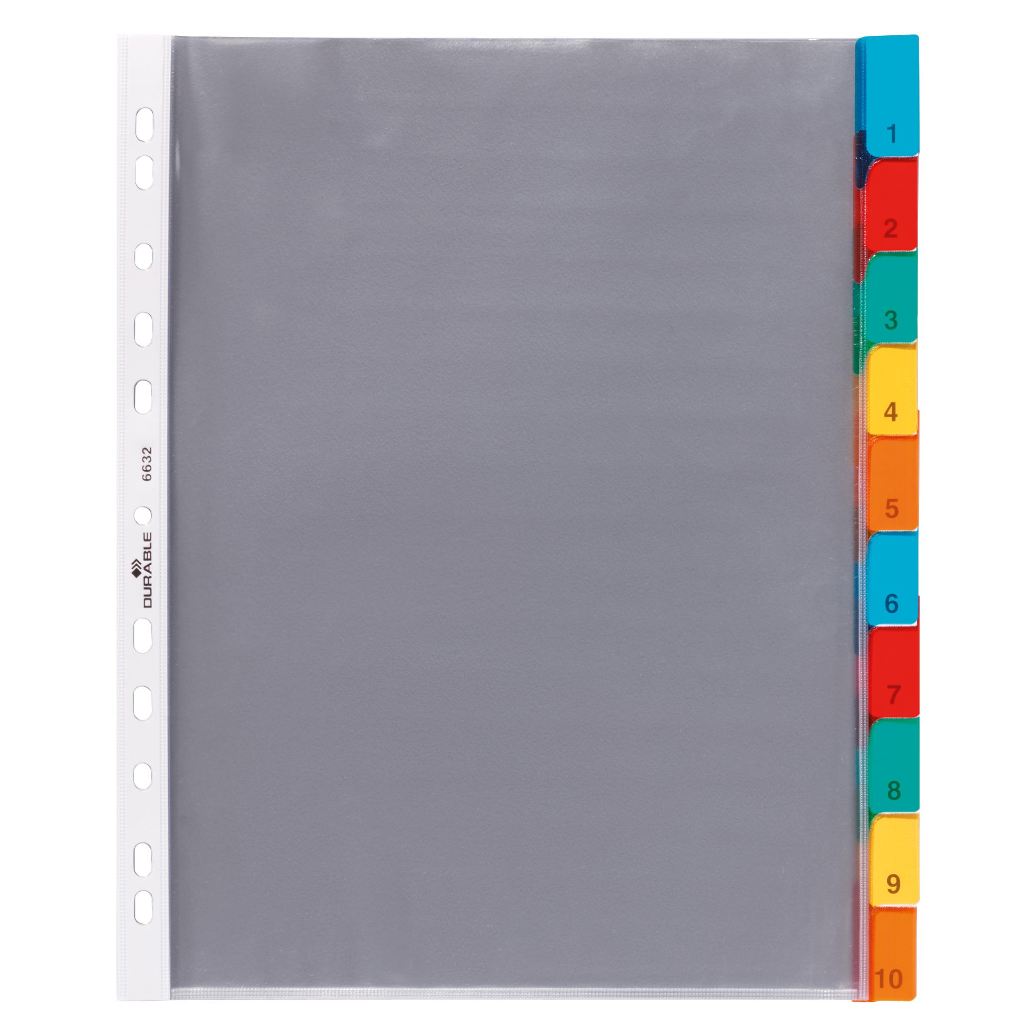 Durable Register-Hüllen PP (6632 19)