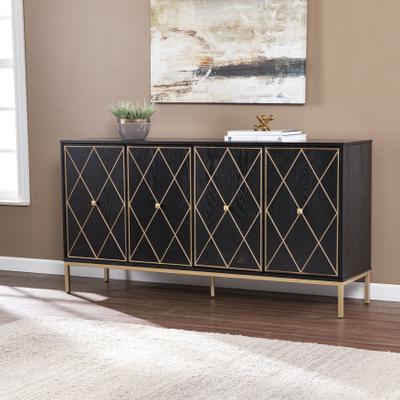Marradi Sideboard Cabinet W Storage by SEI Furniture in Black