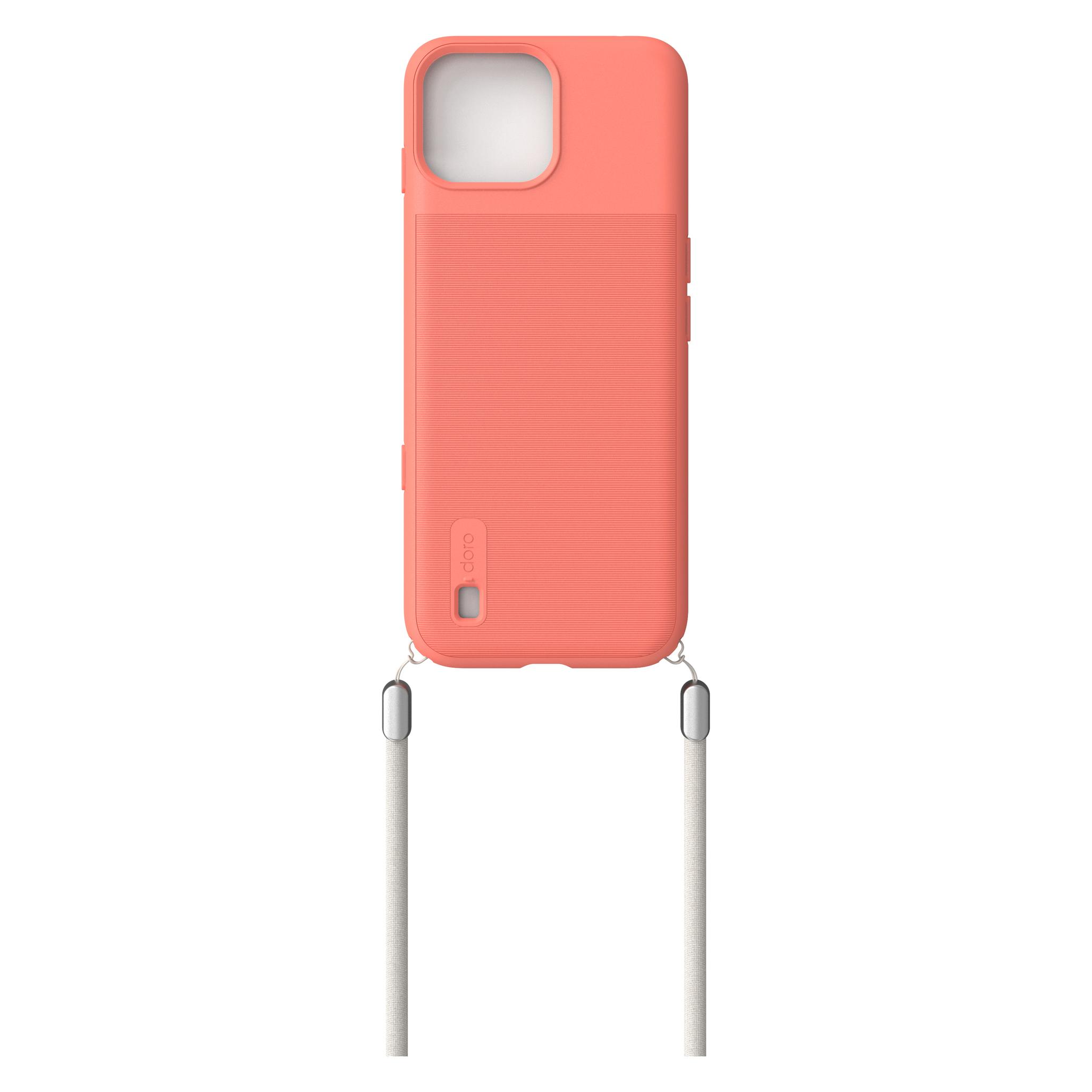 Doro TPU Case/Strap coral für Aurora A3x (Doro Aurora A30) (8930)