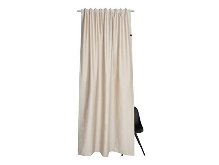 Schöner Wohnen Kollektion Gardine Soft 130x300 - Vorhang Blickdicht Sand Baumwollmix - Vorhänge Wohnzimmer - Dekoschal - Curtains