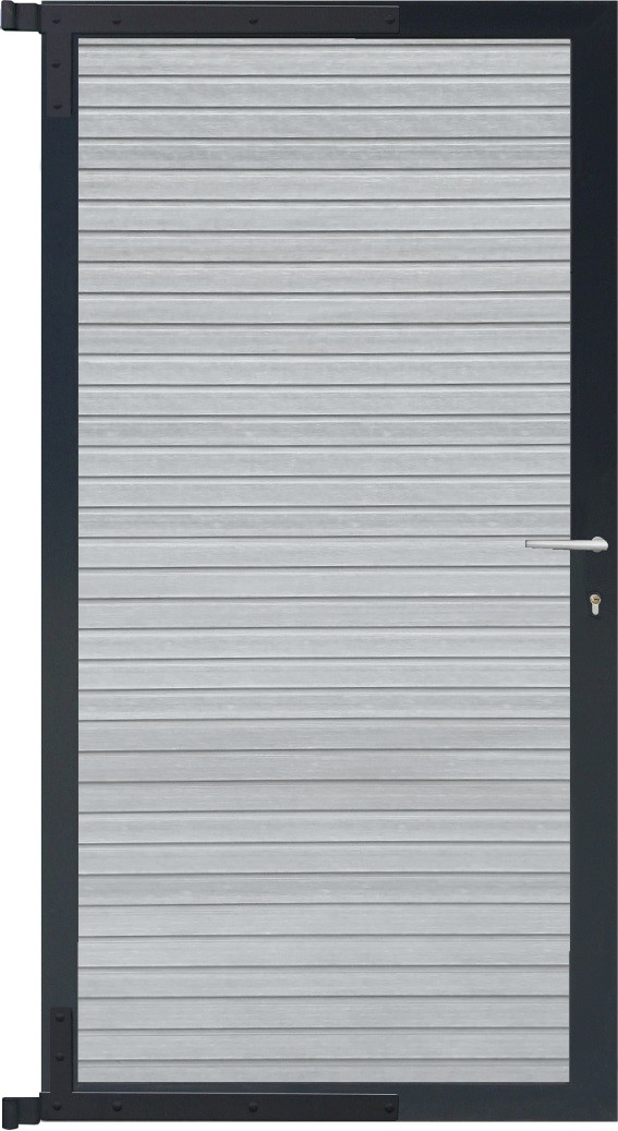 TETZNERJENT WAREN-Tor-Komplettset 90 x 173 cm, Füll.smoke white 16971057