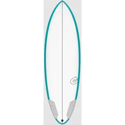 Torq Tec Multiplier Rail 5'8 Surfboard turquoise Gr. 5'8