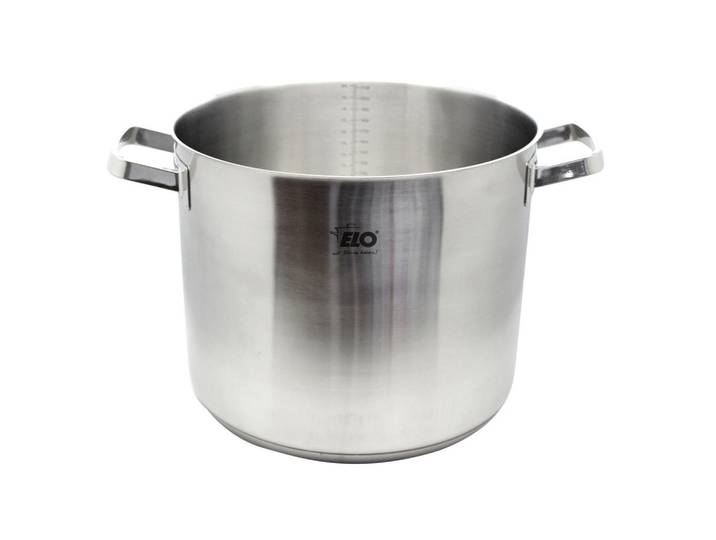 ELO Suppentopf Profi Cuisine, Silber, Metall, 50 L, rund, backofengeeignet, Kochen, Töpfe, Suppentöpfe