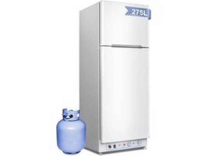 Réfrigérateur à gaz 380L-220 V / Gaz -SMETA-Porte réversible-Blanc-Avec compartiment congélateur-Grande capacité