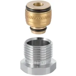 Geberit Mepla Anschlussverschraubung 641515001 Ø 16xG 1/2, mit AG, für Heizkörperventil Heimeier
