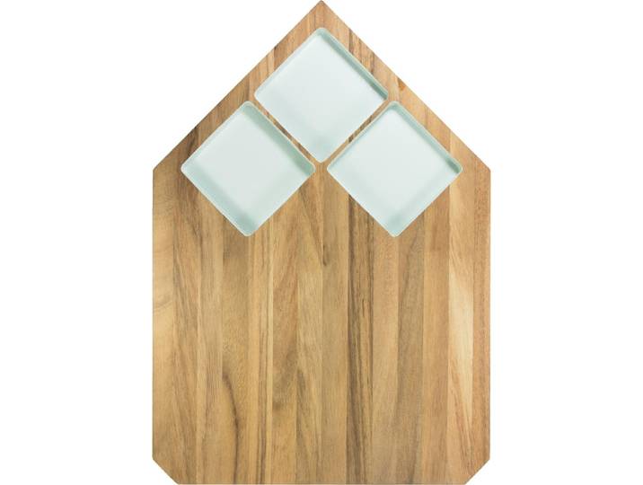 Snijplank Pau - Acaciahout - Pastel Mint - TAK Design