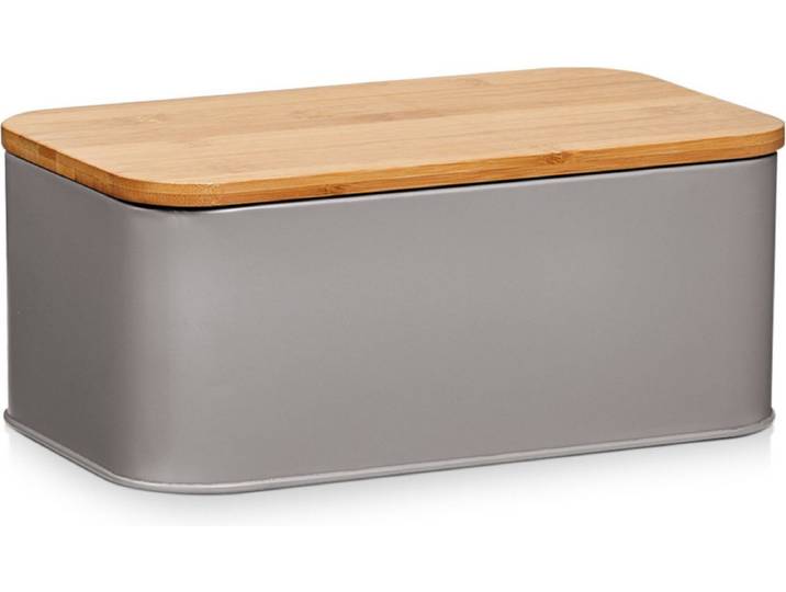 Zeller Broodtrommel - met deluxe snijplank deksel - 31 cm - brooddozen