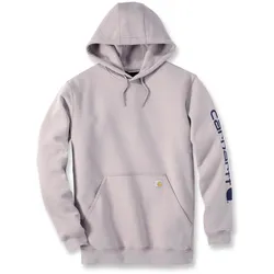Carhartt Herren Kapuzensweatshirt Iconic K288 Signature Logo Loose Fit Mink S