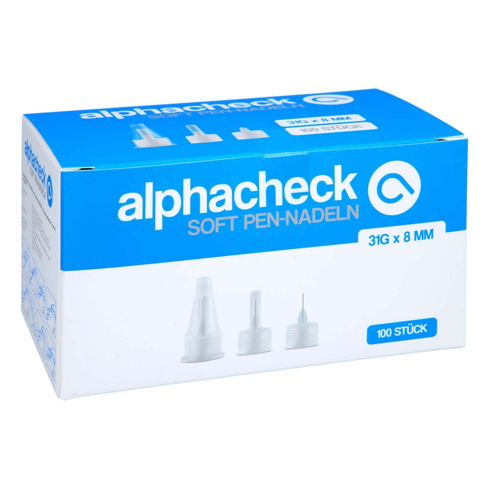 1001 Artikel Medical GmbH Alphacheck soft Pen-nadeln 31 Gx8 mm 13656943