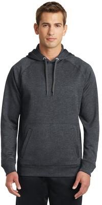 Sport-Tek ST250 Tech Fleece Hooded Sweatshirt in Graphite Grey size 3XL   Polyester
