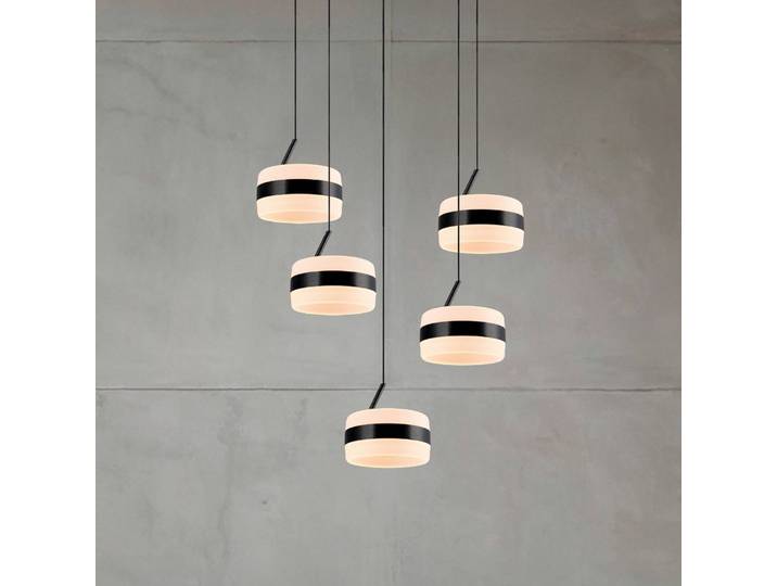 Trio Lighting Hängeleuchte Dios, dimmbar, schwarz, für Wohn- / Esszimmer, Metall, Modern, Hängelampe