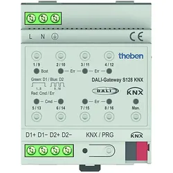 Theben Schnittstelle 2-Kanal DALI-Gateway S128KNX