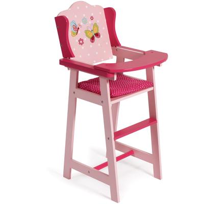 Puppenhochstuhl CHIC2000 "Papilio, Pink", pink, Puppenmöbel, KinderB:27cm H:59cm T:27cm, B:27cm H:59cm T:27cm